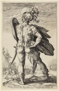Marcus Valerius Corvus alkotó: Hendrick Goltzius