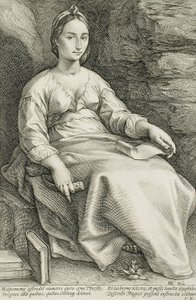 Melpoméné alkotó: Hendrick Goltzius