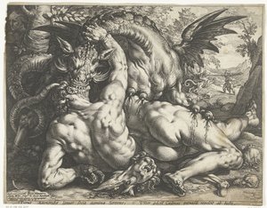 Kadmusz társai, akiket felfalt egy sárkány alkotó: Hendrick Goltzius