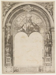 Mózes a törvény tábláival alkotó: Hendrick Goltzius