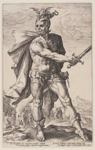 Mucius Scaevola, A római hősökből alkotó: Hendrick Goltzius