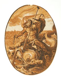 Neptunusz alkotó: Hendrick Goltzius