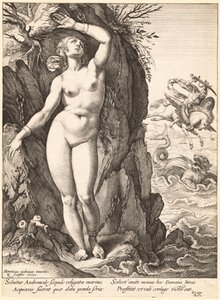 Perszeusz kiszabadítja Andromédát alkotó: Hendrick Goltzius