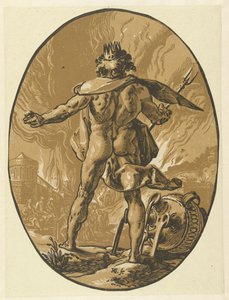 Plútó Istenek és istennők (sorozat címe) alkotó: Hendrick Goltzius