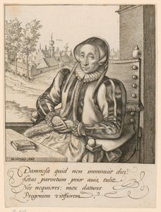 Anna Fullings portréja alkotó: Hendrick Goltzius