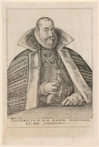 II. Frigyes, Dánia és Norvégia királyának portréja alkotó: Hendrick Goltzius
