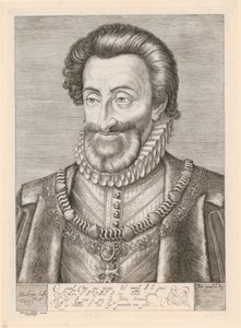 IV. Henrik, Franciaország királyának portréja alkotó: Hendrick Goltzius