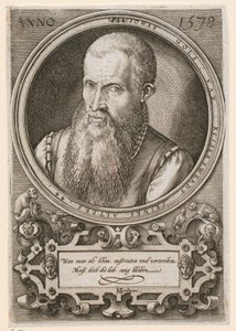 Jan Goltz II portréja [Jan Gols; Johan Gols] alkotó: Hendrick Goltzius