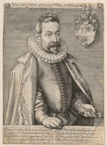 Jan Nicquet portréja alkotó: Hendrick Goltzius