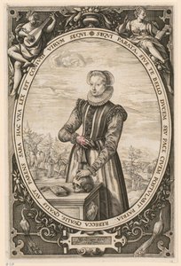 Josina Hamels portréja alkotó: Hendrick Goltzius
