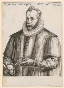 Justus Lipsius portréja alkotó: Hendrick Goltzius