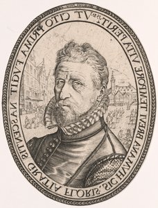 Albert Fransz. Schatter portréja alkotó: Hendrick Goltzius