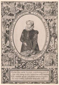 Charlotte de Bourbon portréja alkotó: Hendrick Goltzius