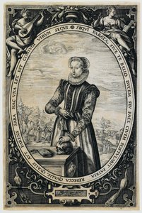 Josina Hamels portréja alkotó: Hendrick Goltzius