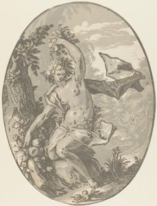 Proserpine, ötödik lemez a Demogorgontól és az istenségektől alkotó: Hendrick Goltzius