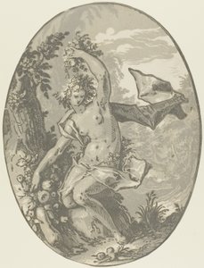 Proserpine, ötödik lemez a Demogorgontól és az istenségektől alkotó: Hendrick Goltzius