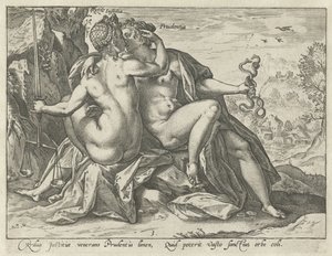 Igazságosság és körültekintés (Justitia / Prudentia) Az egyesült erények (sorozat címe)