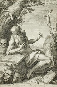 Szent Jeromos alkotó: Hendrick Goltzius
