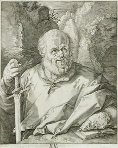 Szent Mátyás alkotó: Hendrick Goltzius