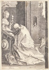 Szent Antal megkísértése alkotó: Hendrick Goltzius