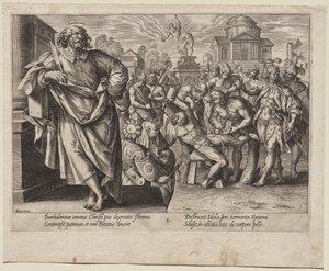 Szent Bertalan alkotó: Hendrick Goltzius