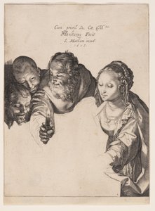 A pásztorok imádása alkotó: Hendrick Goltzius