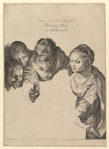A pásztorok imádása alkotó: Hendrick Goltzius