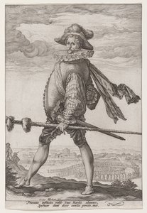 A gyalogság kapitánya alkotó: Hendrick Goltzius