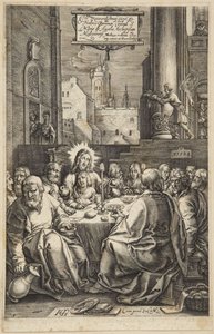 Az utolsó vacsora alkotó: Hendrick Goltzius