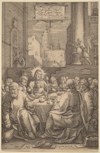 Az utolsó vacsora alkotó: Hendrick Goltzius