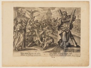 Szent András mártíromsága, Krisztus és az apostolok mártíromságából alkotó: Hendrick Goltzius