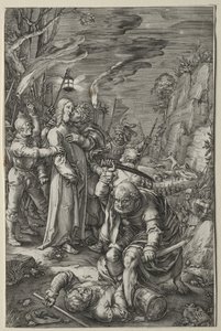 A szenvedés: Krisztus árulása alkotó: Hendrick Goltzius