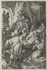 A szenvedély: A síremlék alkotó: Hendrick Goltzius