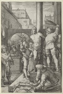 A szenvedély: A korbácsolás alkotó: Hendrick Goltzius