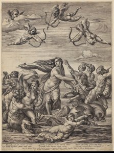 Galatea diadala alkotó: Hendrick Goltzius