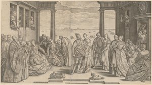 Velencei esküvő alkotó: Hendrick Goltzius