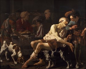 A gazdag ember és a szegény Lázár, 1625