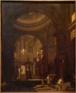 Kupolás katolikus templom belseje alkotó: Hendrick Jurianesz van Streek