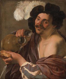 Az ivó alkotó: Hendrick ter Brugghen