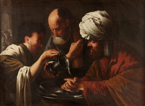 Pilátus kezet mosott, 1615-1628 körül
