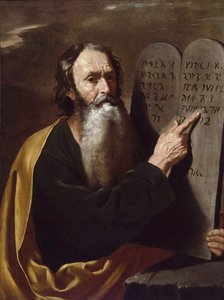 Moses par Somer (Someren), Hendrick van (1607-1656). Olaj, vászon, méret: 94x73, kb 1638, Magángyűjtemény alkotó: Hendrick van (attr.to) Somer
