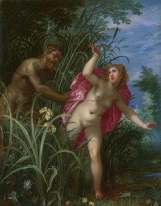 Pan üldözi a Syrinx nimfát. Valószínűleg 1615 után