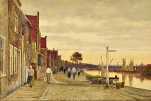 Holland táj alkotó: Hendrick van de Sande Bakhuyzen