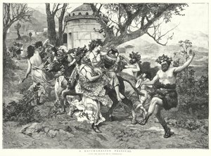 Bachlanian Fesztivál (Litho) alkotó: Hendrik (after) Siemiradzki