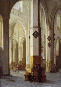 A Szent Bavo-templom belseje, Haarlem, 1611-12 körül