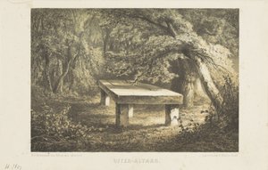 Germán áldozati oltár Áldozati oltár (cím a tárgyon)