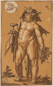 Bacchus alkotó: Hendrik Goltzius