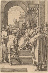 Krisztus Pilátus előtt alkotó: Hendrik Goltzius