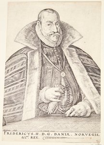 Dán: II. Frederik, Dánia és Norvégia királya alkotó: Hendrik Goltzius