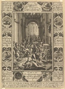 Ellentétek az egyházban Diszidium az egyházban, kb. 1578 alkotó: Hendrik Goltzius